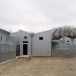 The animal wings are shaped for passive ventilation and lighting control, as well as water collection.