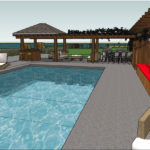 New pool area