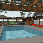 New pool area