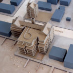 Aerial view of model